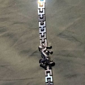 White Gold Stallion Bracelet 🌵
